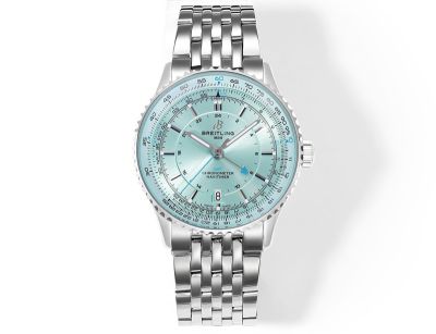 TW Factory Breitling Navitimer 41mm 2836 Movement Stainless Steel Strap Light Blue Dial Men Watch